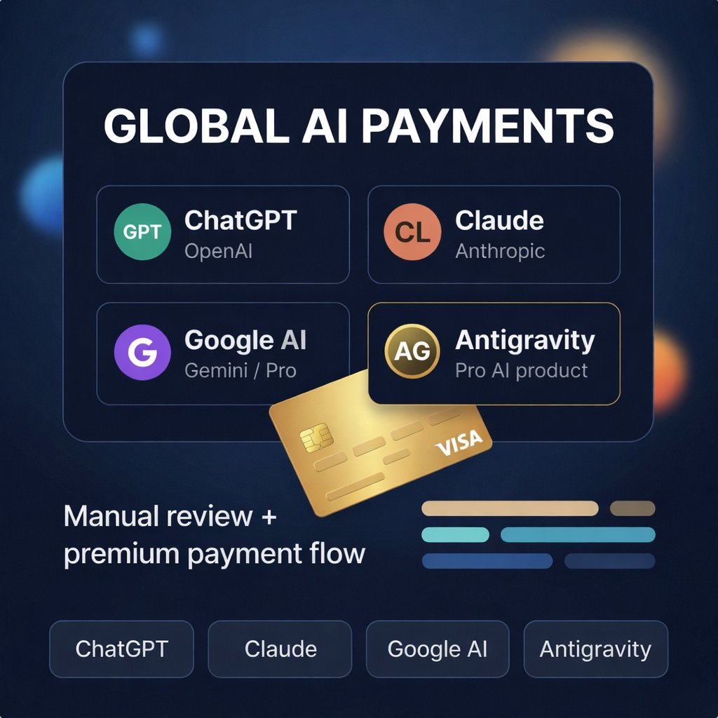 Global AI payments illustration